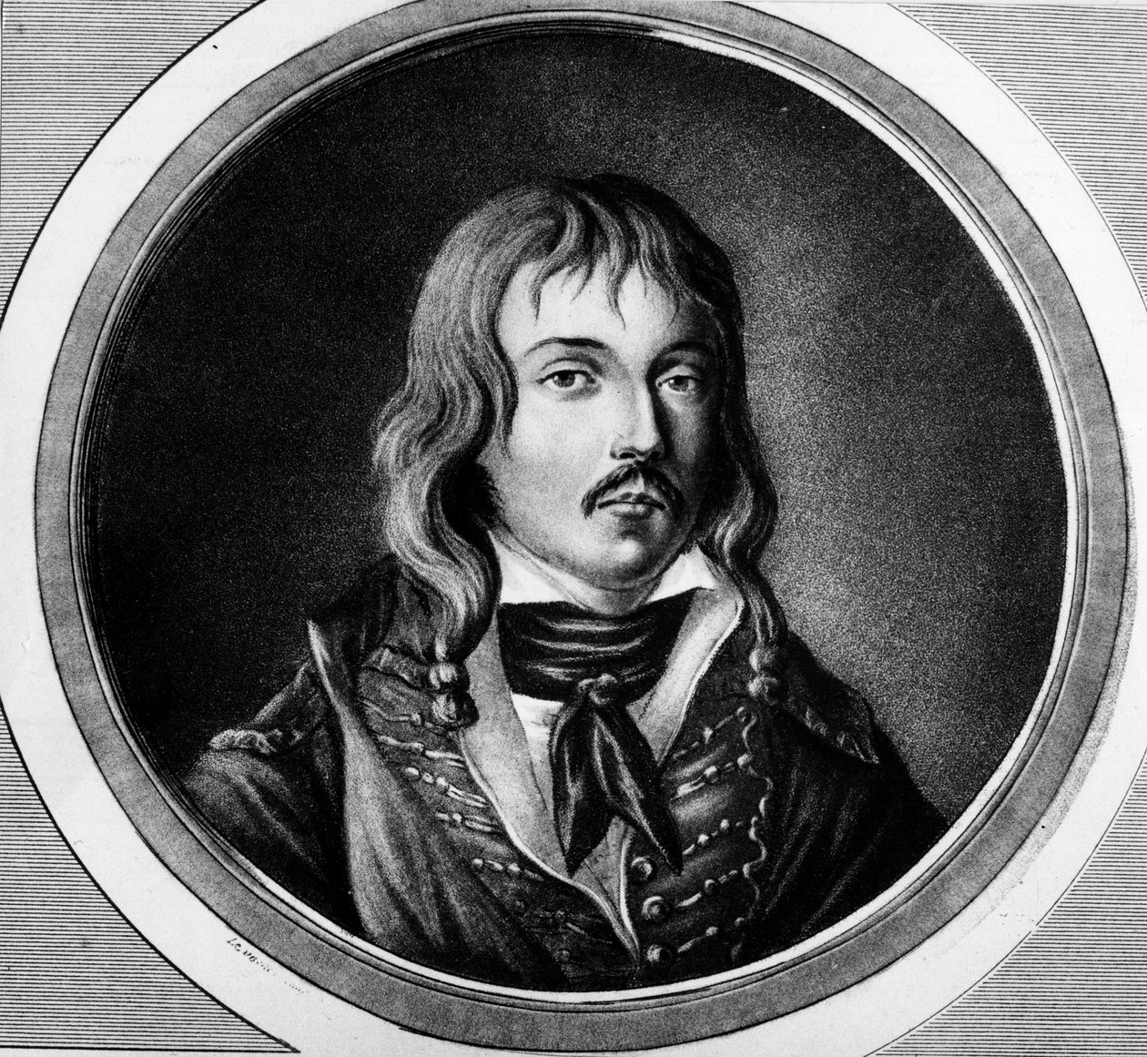 Porträtt av general Marceau (Francois-Severin Desgraviers Marceau av Unknown artist