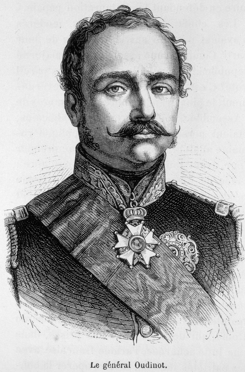 Porträtt av general Nicolas Charles Victor Oudinot, hertig av Reggio (1791 - 1863) av Unknown artist