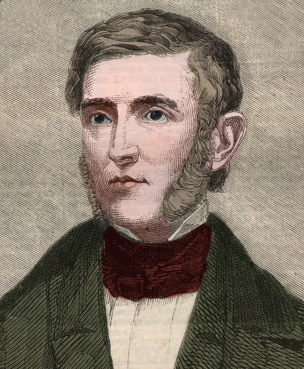 Porträtt av George Bancroft (1800-1891), amerikansk historiker och politiker. Gravyr i "" The illustrated London News "" av 23 januari 1858. av Unknown artist