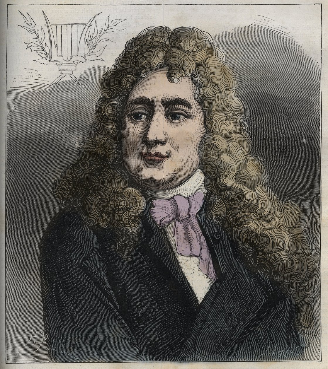 Porträtt av George Frederick Handel (Georg Friedrich Handel av Unknown artist