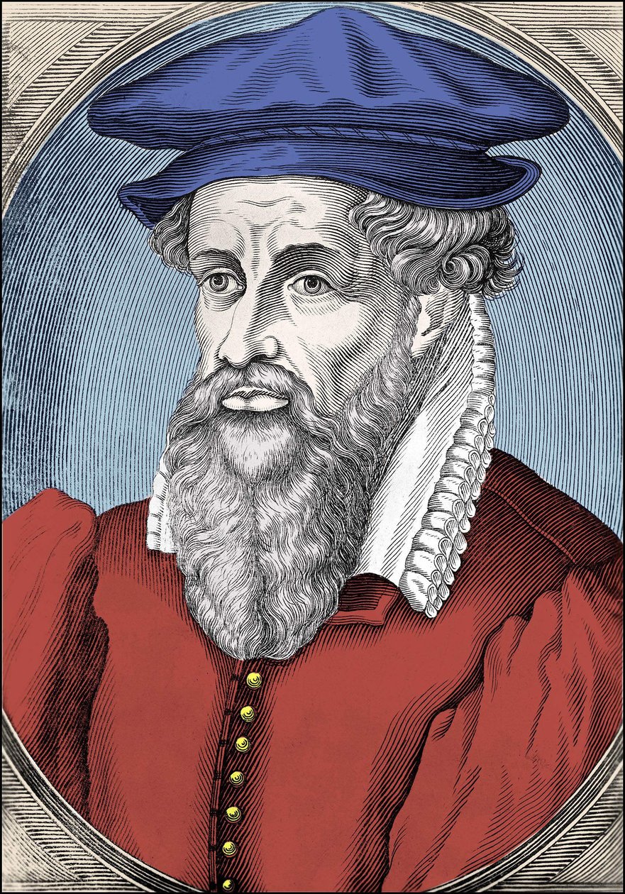 Porträtt av Gerhard Kremer dit Gerardus Mercator (1512-1594) av Unknown artist