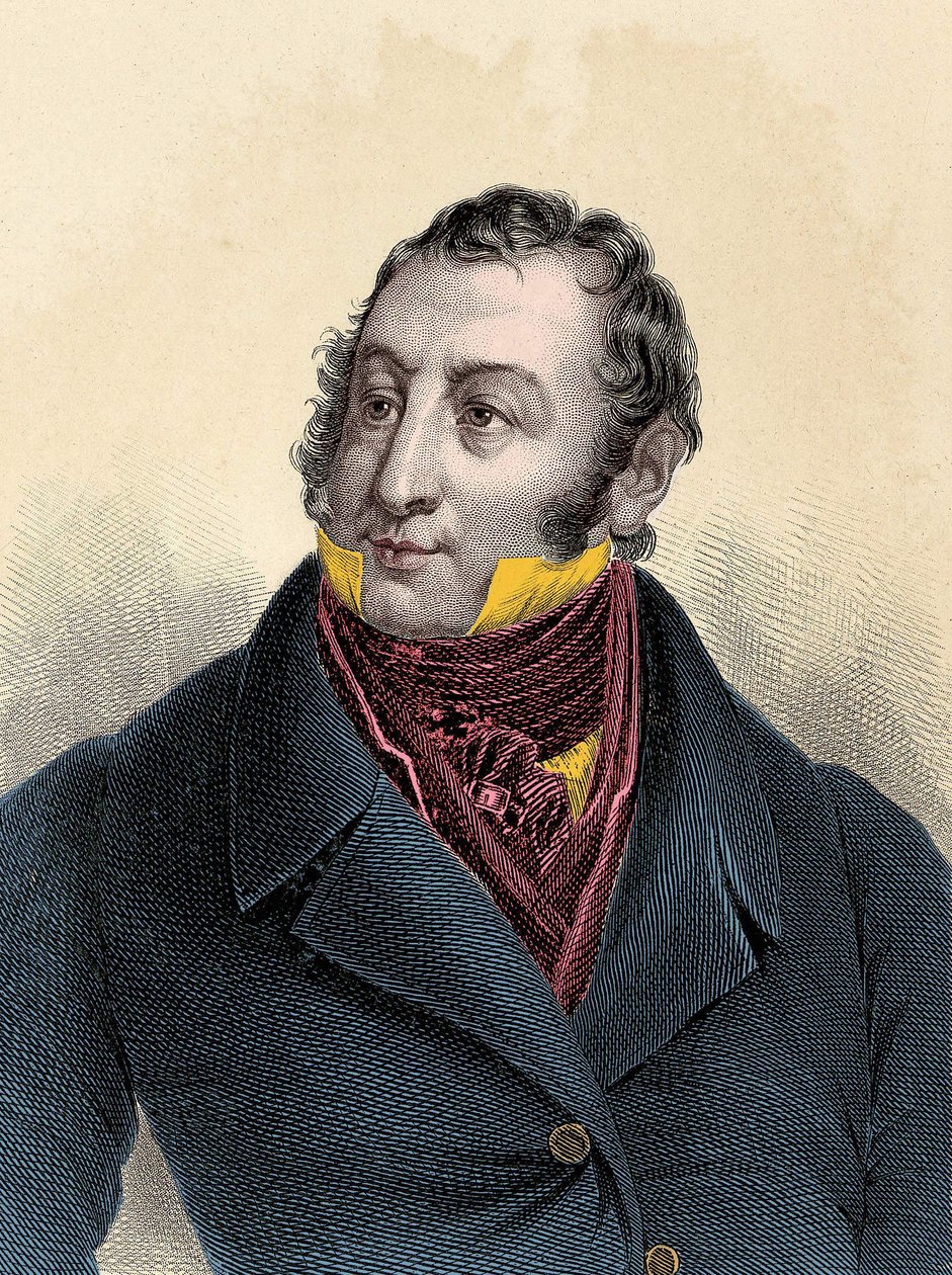 Porträtt av Gioacchino Rossini (1792-1868) av Unknown artist