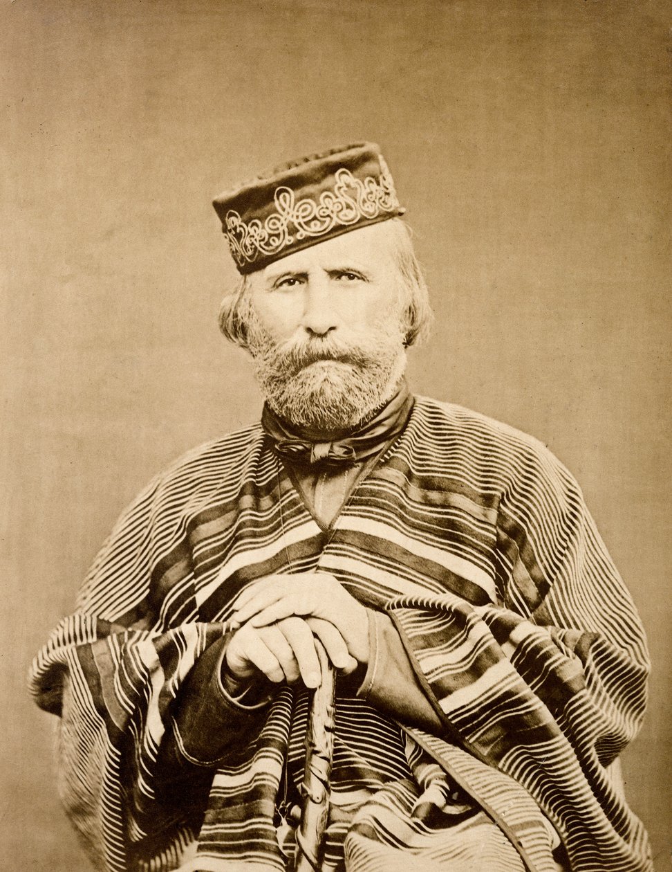 Porträtt av Giuseppe Garibaldi (1807-1882) 1865 av Unknown artist