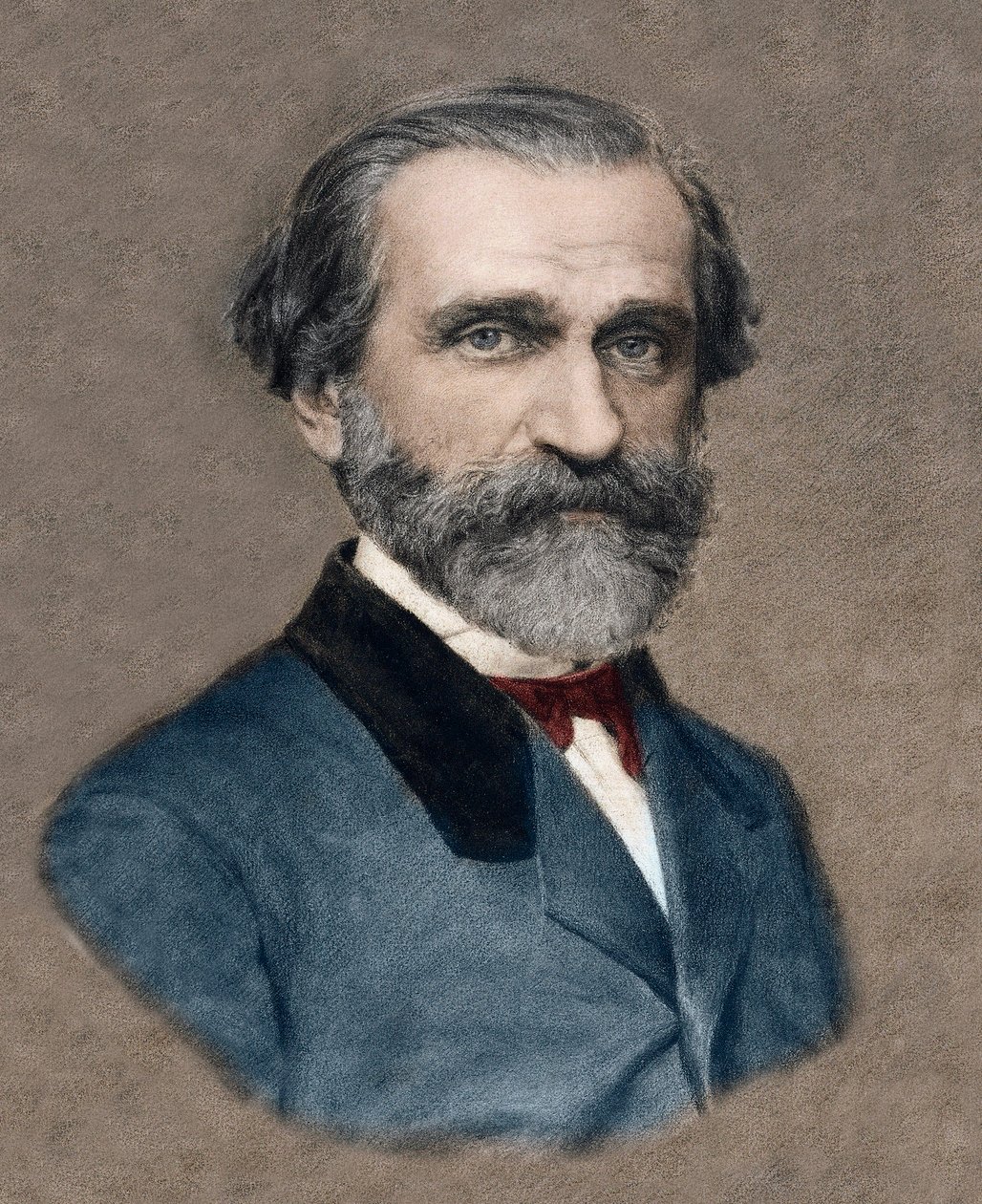 Porträtt av Giuseppe Verdi av Unknown artist