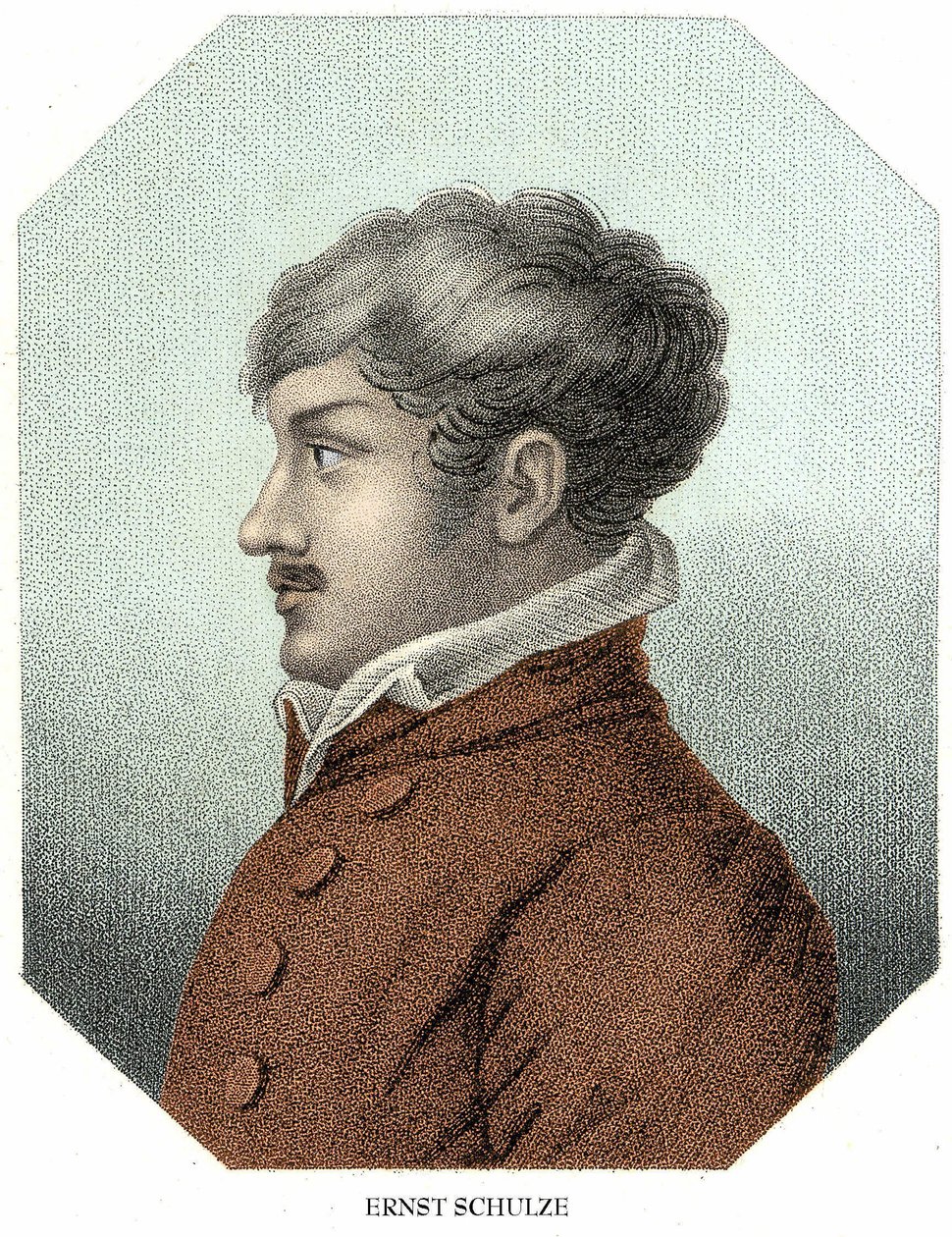 Porträtt av Gottlob Ernst Schulze (1761 - 1833) tysk filosof av Unknown artist