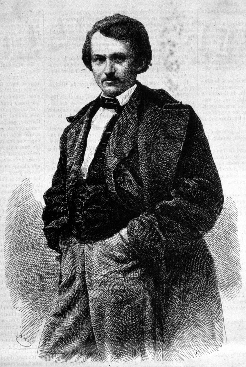 Porträtt av Gustave Doré (1832 - 1883). av Unknown artist