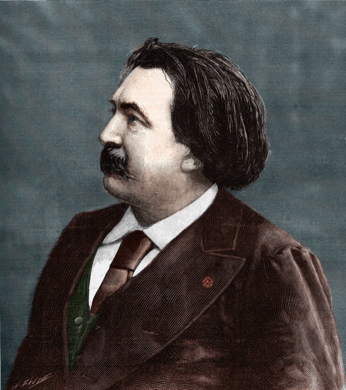 Porträtt av Gustave Dore (1832-1883), fransk målare och serietecknare. av Unknown artist