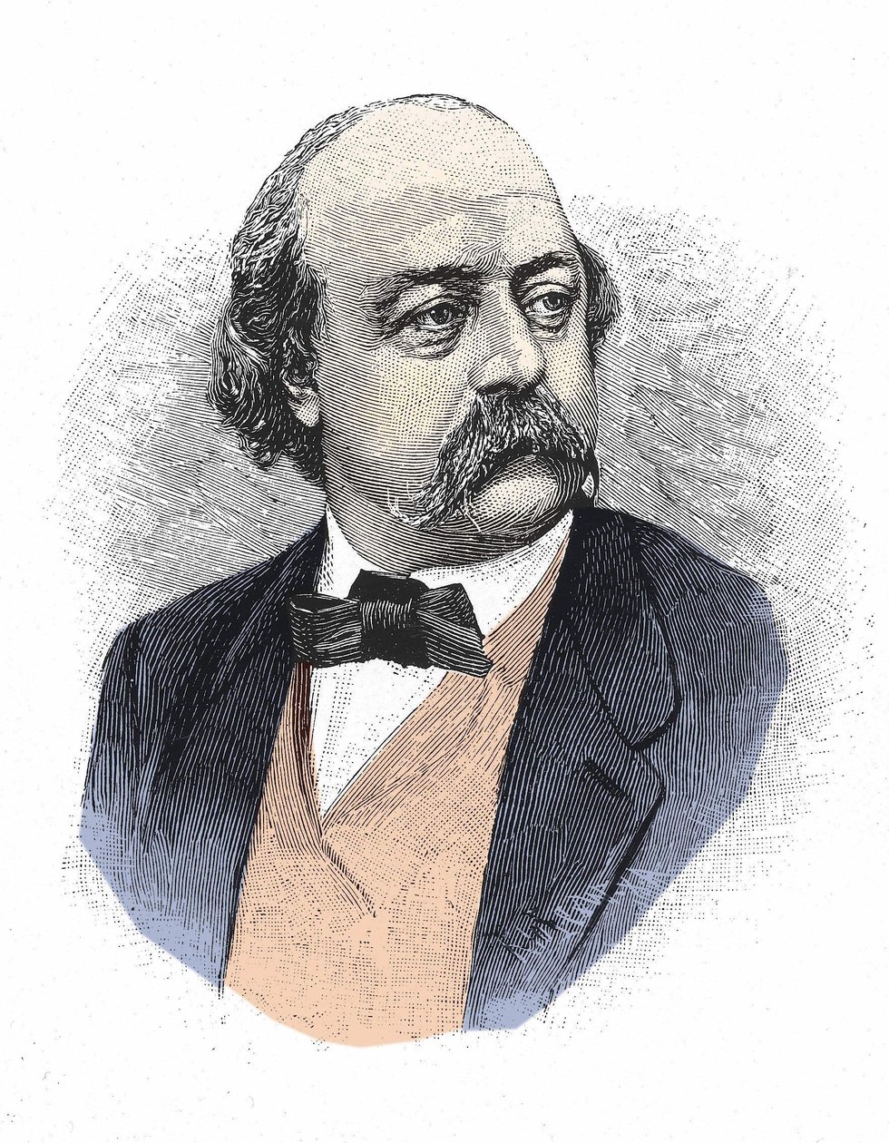 Porträtt av Gustave Flaubert (1821 - 1880). av Unknown artist