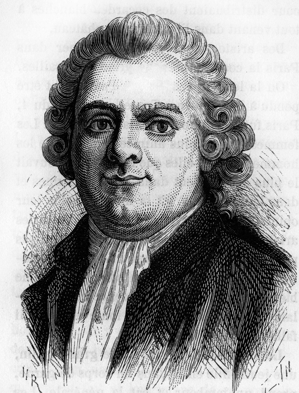 Porträtt av Guy Jean Baptiste Target, fransk magistrat 1733-1807. av Unknown artist