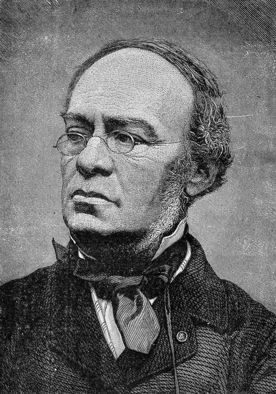 Porträtt av Halevy dit Jacques Fromental Levy, fransk kompositör (1799-1862) av Unknown artist