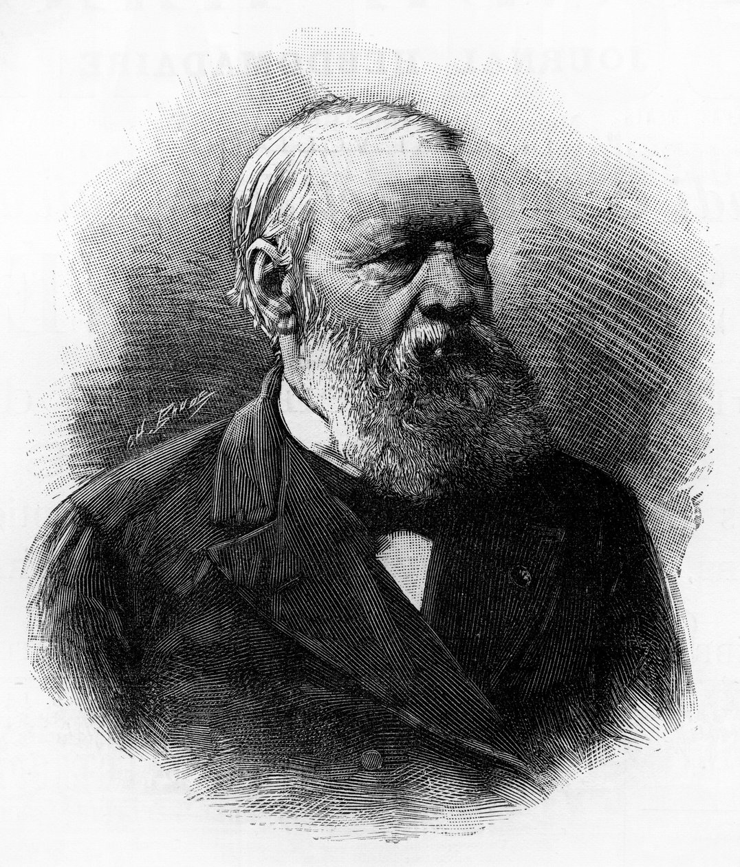 Porträtt av Henri Conscience (Hendrik Conscience av Unknown artist