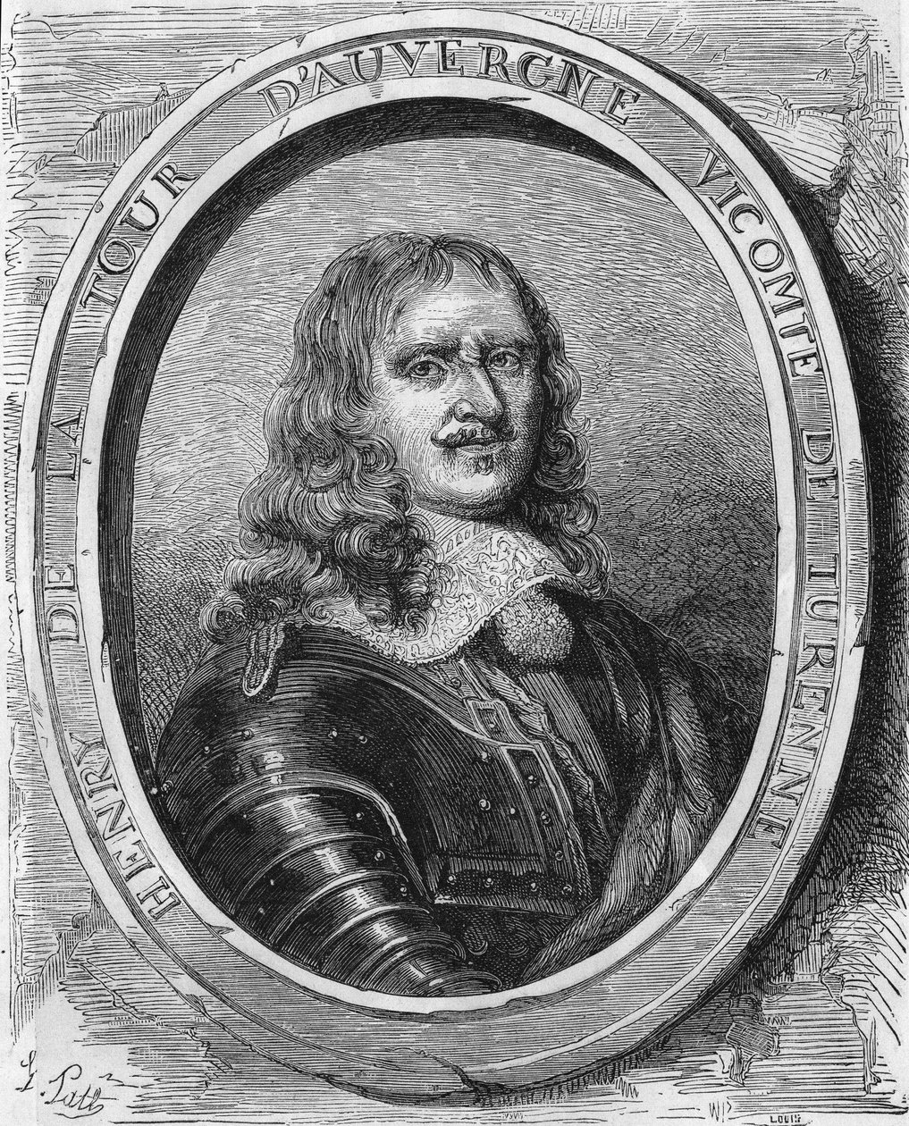 Porträtt av Henri de La Tour d