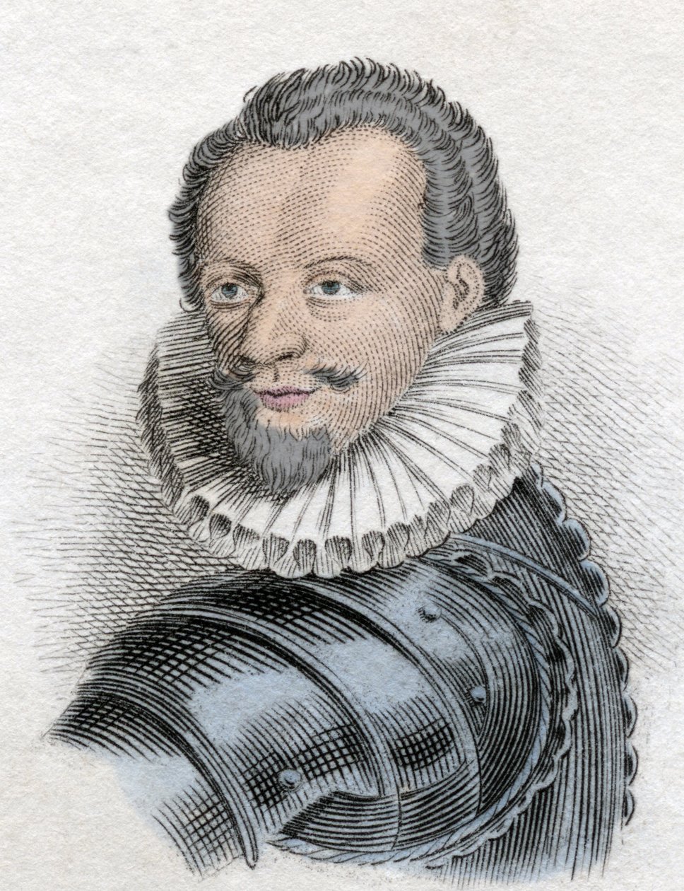 Porträtt av Henrik I av Lorraine, 3:e hertig av Guise, känd som Scalafre (1550 - 1588) av Unknown artist