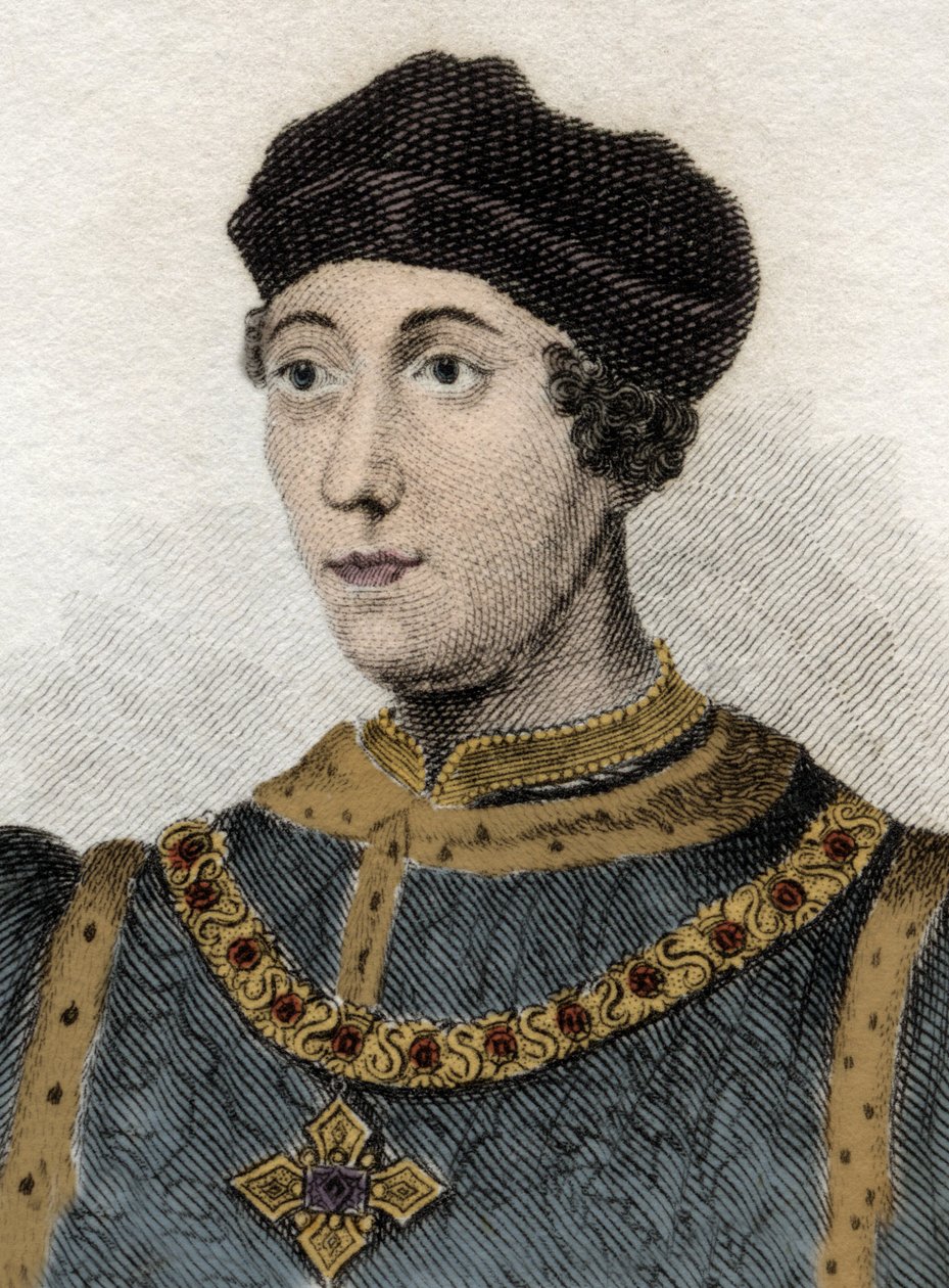 Porträtt av Henrik VI (1421-1471), kung av England. av Unknown artist