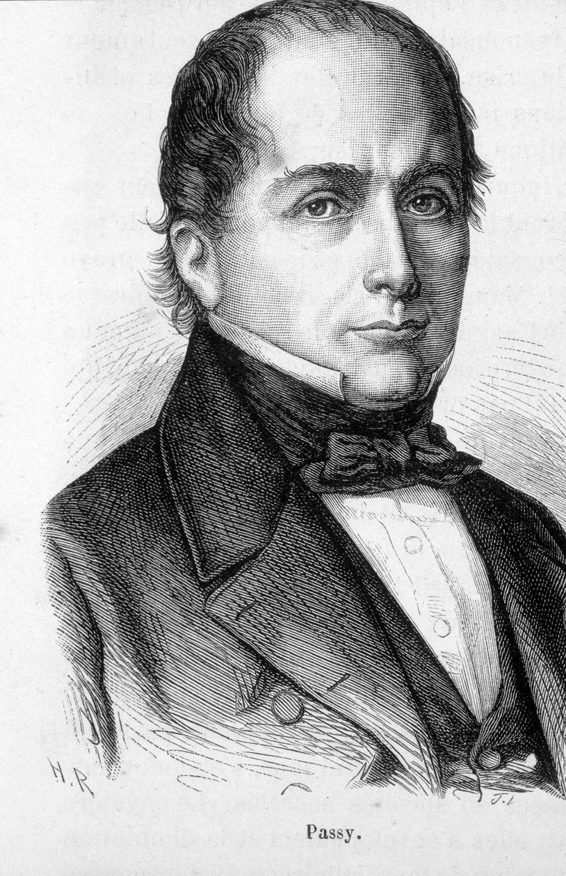 Porträtt av Hippolyte Passy (1793-1880), fransk politiker och ekonom av Unknown artist
