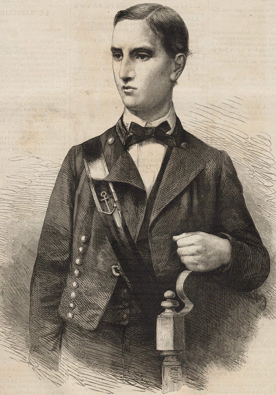 Porträtt av Hans Majestät George I (1863-1913), kung av Grekland. av Unknown artist