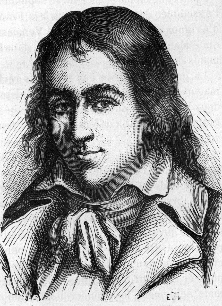 Porträtt av Jacques René Hébert. Fransk journalist och politiker 1757-1794 av Unknown artist