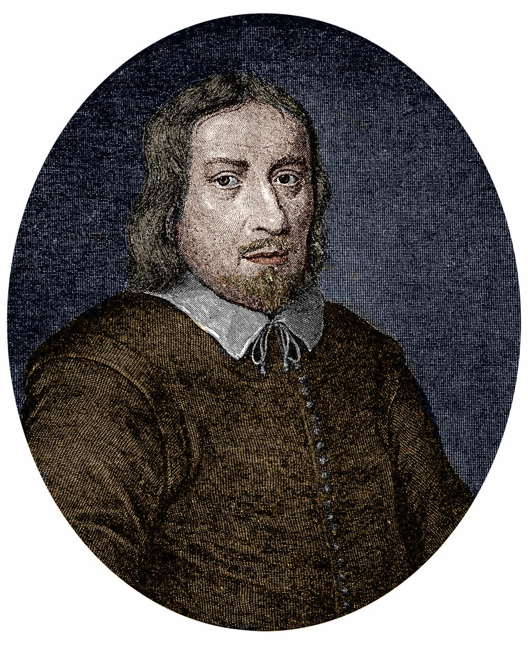 Porträtt av Jakob Bohme (eller Boehme) (1575-1624) tysk filosof och mystiker. Gravyr från 1600-talet. av Unknown artist