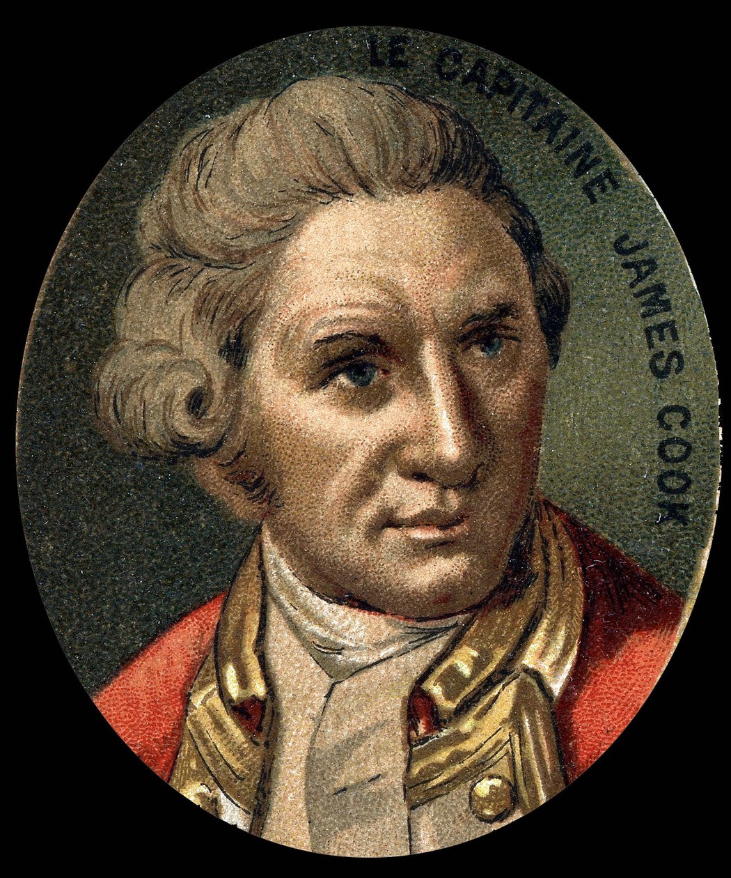 Porträtt av James Cook (1728-1779), brittisk navigatör. av Unknown artist