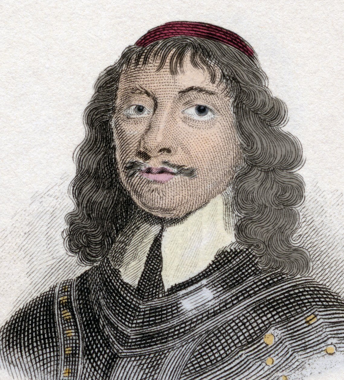 Porträtt av James Graham (1612-1650) 5:e jarlen och 1:e markisen av Montrose, skotsk adel och militär. av Unknown artist