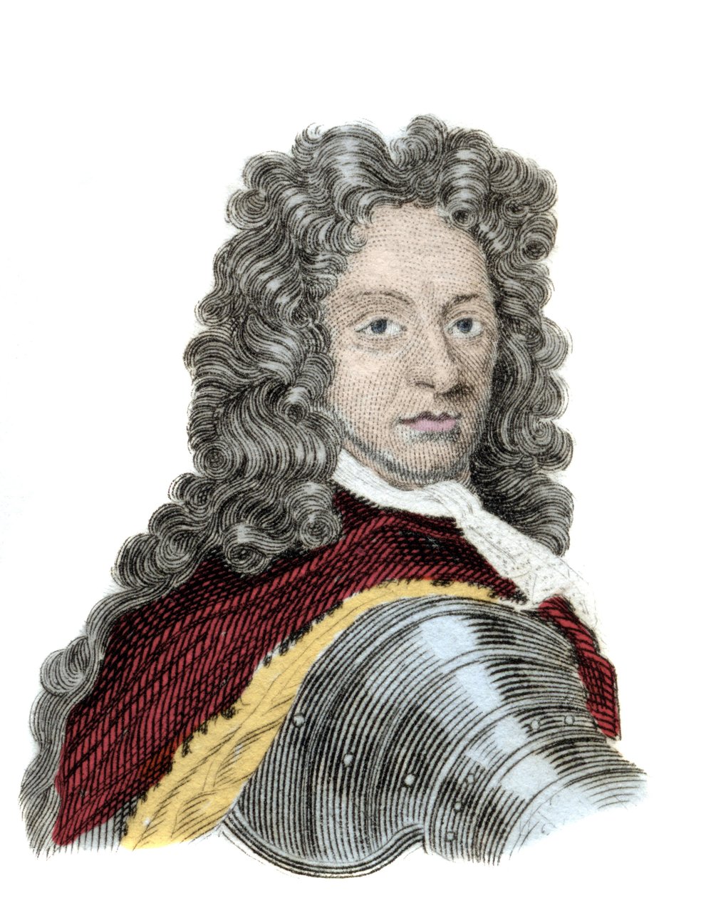 Porträtt av James II (James II Stuart) (1633-1701), kung av England. av Unknown artist
