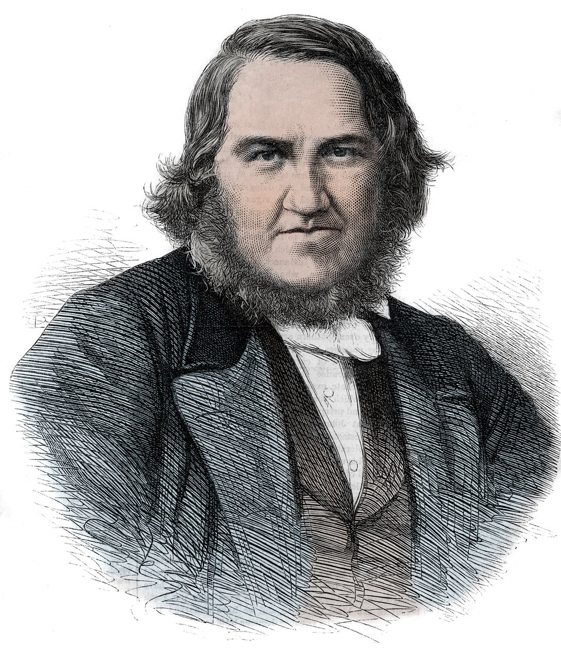 Porträtt av James Young Simpson (1811-1870) skotsk obstetriker - Sir James Young Simpson av Unknown artist