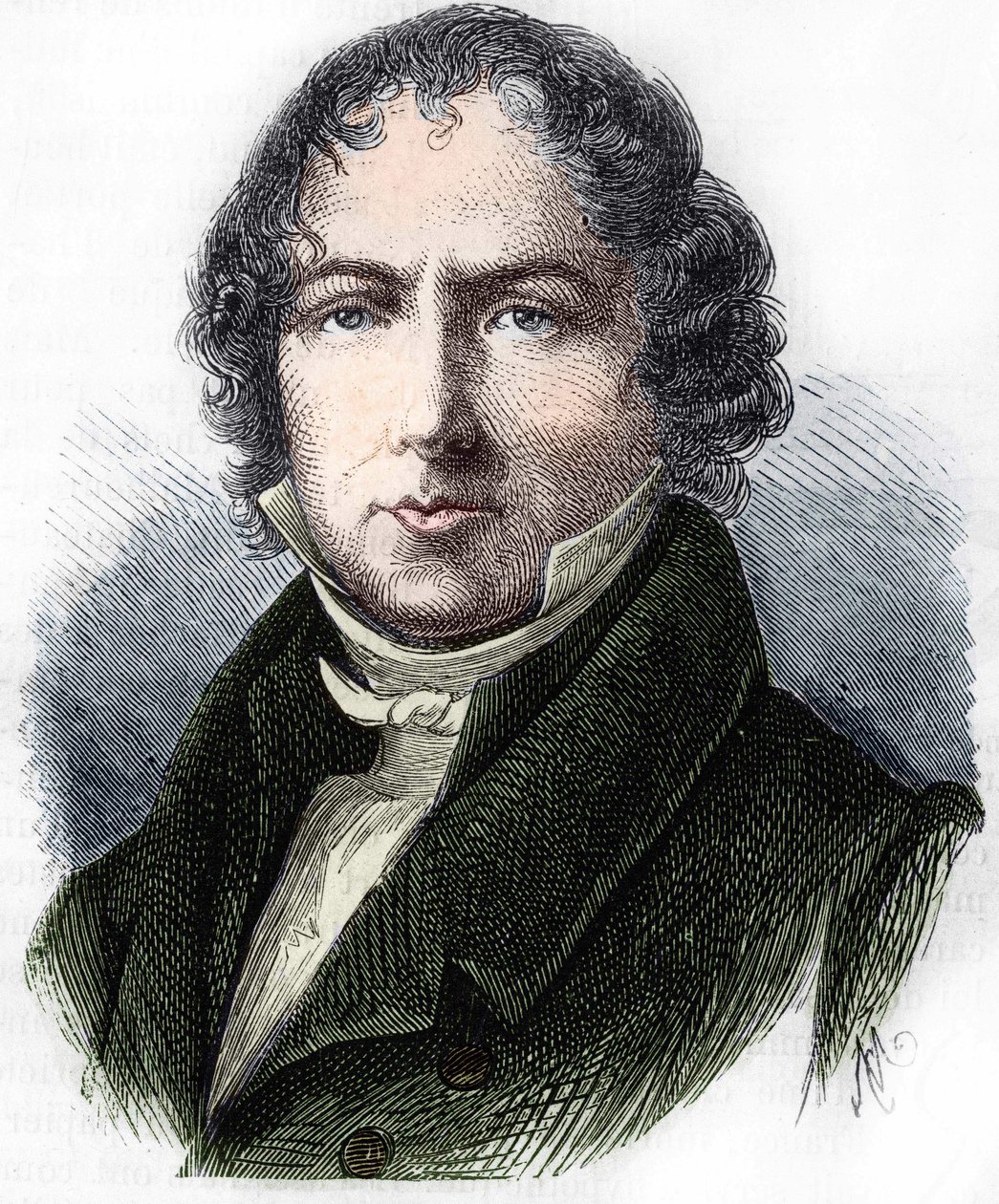 Porträtt av Jean-Baptiste Biot (1744 - 1862), fransk kemist. av Unknown artist