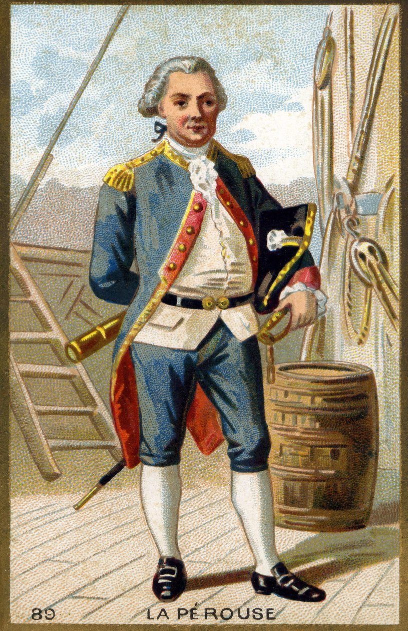 Porträtt av Jean-Francois Galaup, greve av La Perouse (Jean Francois Laperouse av Unknown artist