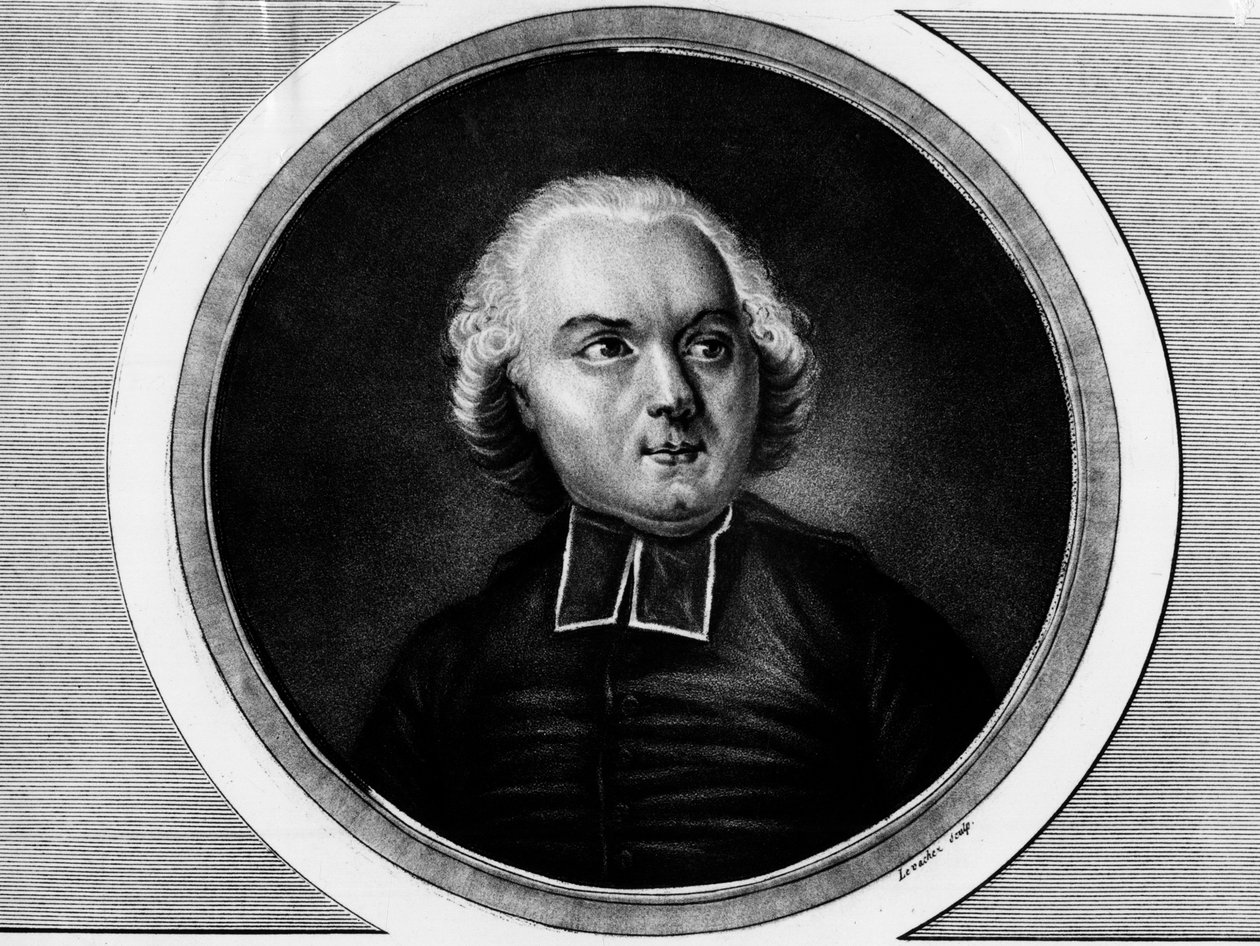 Porträtt av Jean-Sibrake (Sibrakes eller Siffrein) dit Jean Sylvain Maury (eller Abbe Maury av Unknown artist