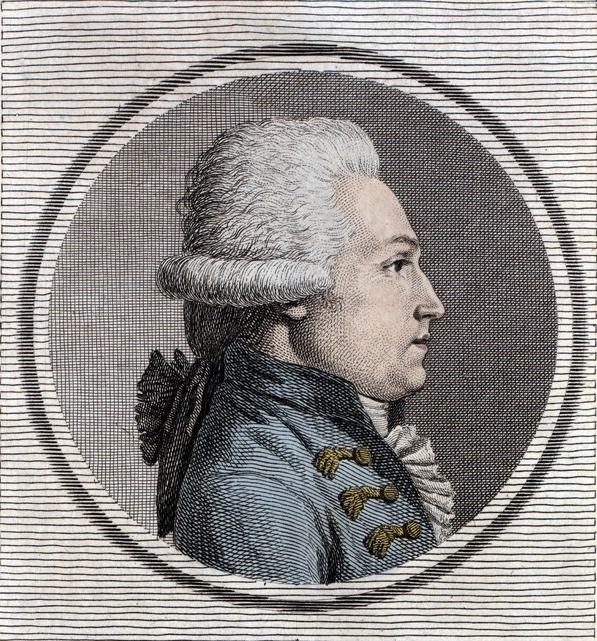 Porträtt av Jean-Xavier (Jean Xavier) Office of Pusy (1750-1806) militäringenjör och en fransk politiker. av Unknown artist