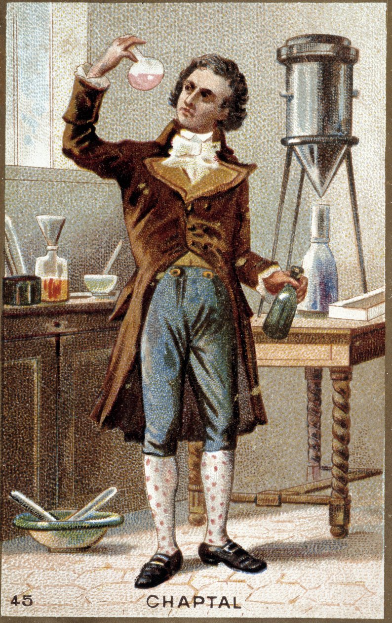 Porträtt av Jean-Antoine Chaptal av Unknown artist