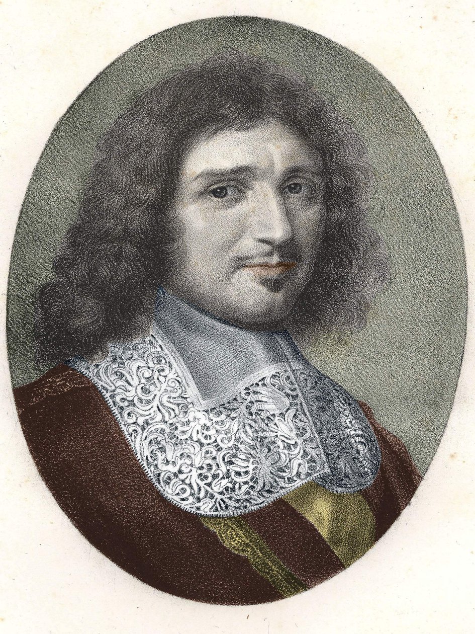 Porträtt av Jean Baptiste (Jean-Baptiste) Colbert (1619-1683). av Unknown artist