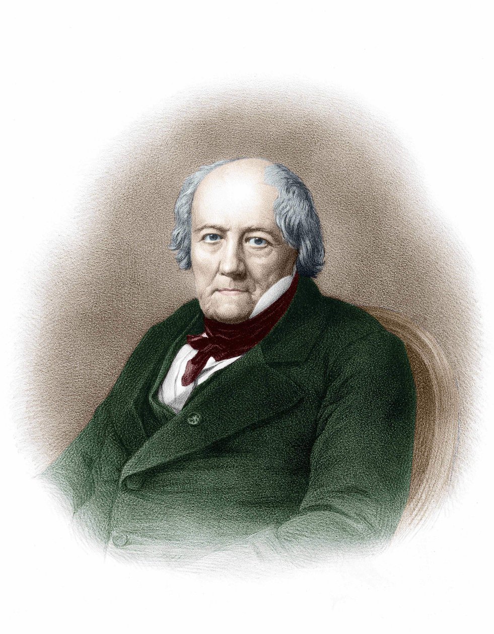 Porträtt av Jean Baptiste Biot (1744 - 1862), fransk kemist. av Unknown artist