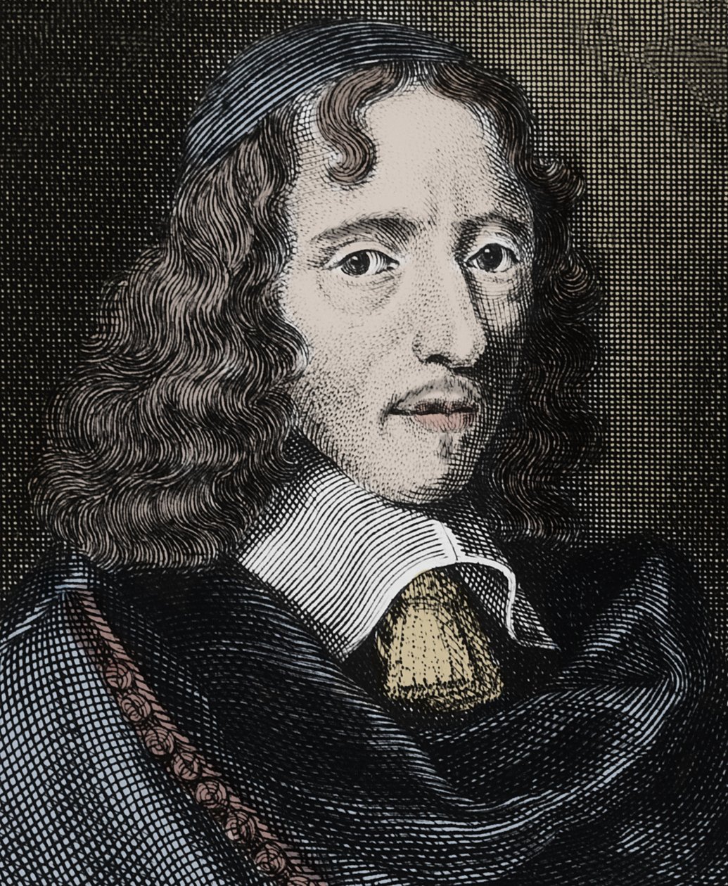 Porträtt av Jean Chapelain (1595-1674), fransk poet - Gravyr - Jean Chapelain (1595-1674) Fransk poet och litteraturkritiker - Gravyr av Unknown artist