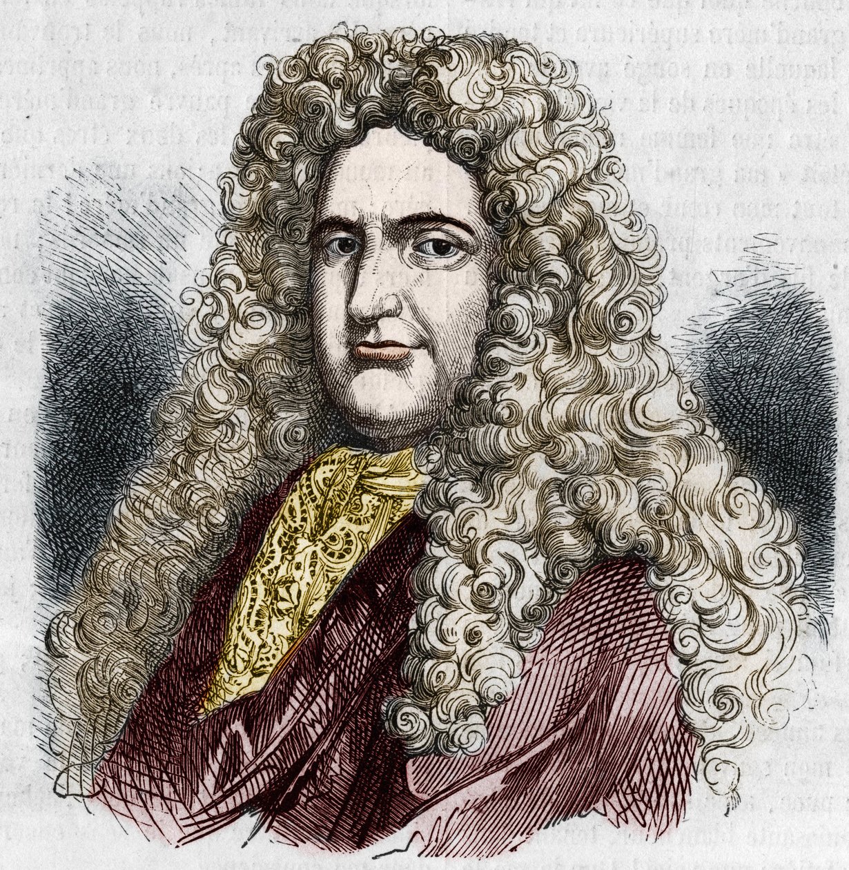 Porträtt av Jean Chardin, fransk resenär (1643-1713). av Unknown artist