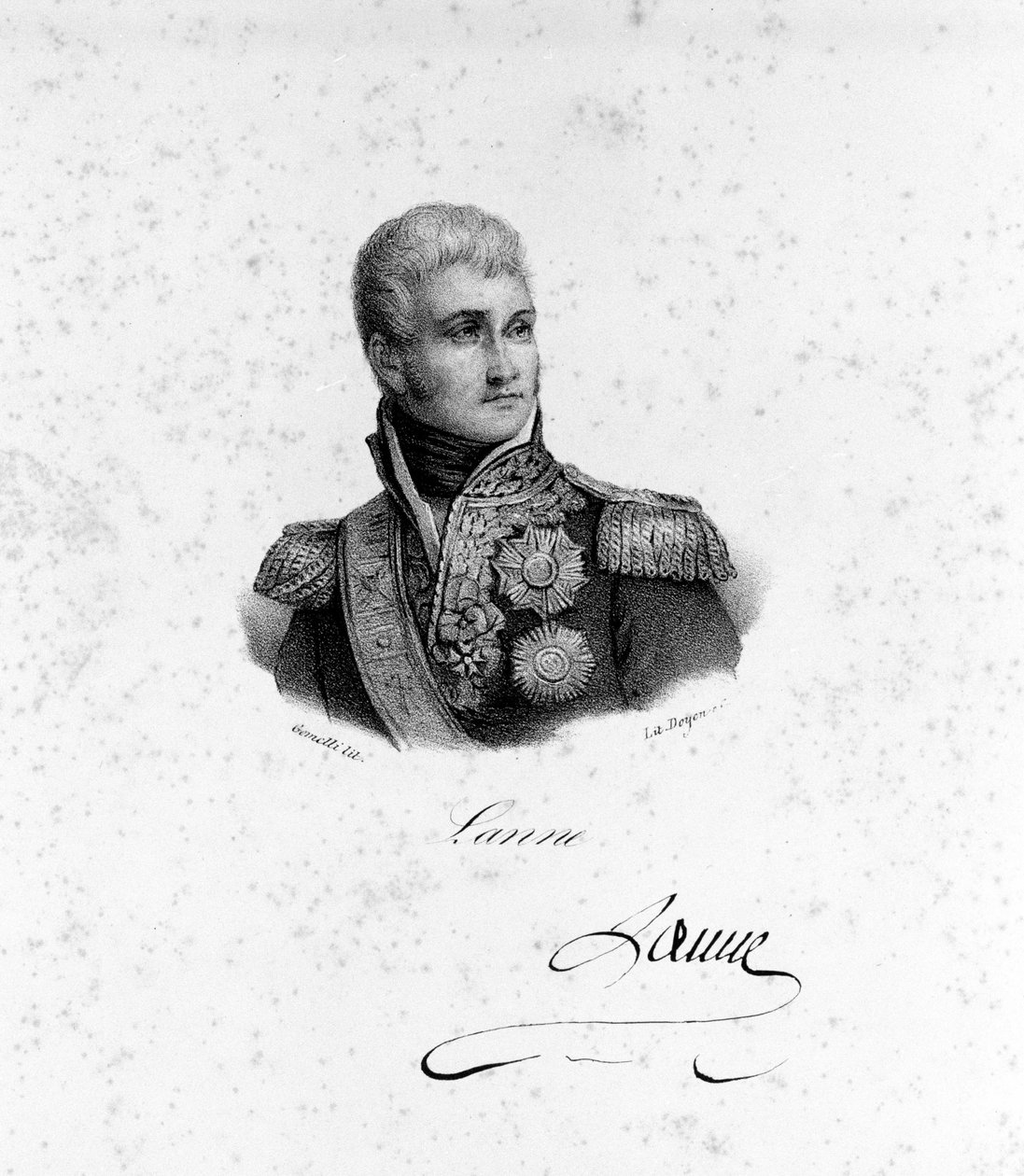 Porträtt av Jean Lannes (1769 - 1809), hertig av Montebello, fransk marskalk av Unknown artist