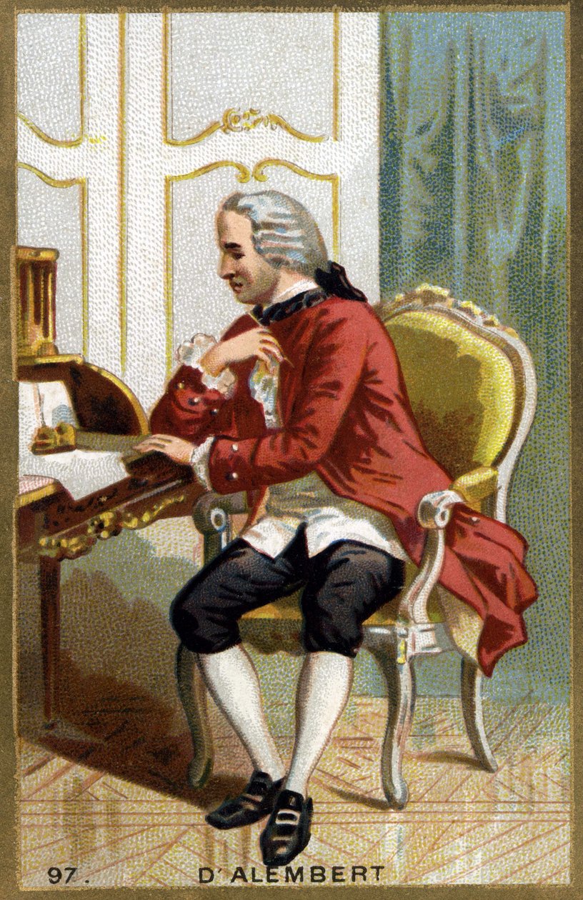 Porträtt av Jean Le Rond d