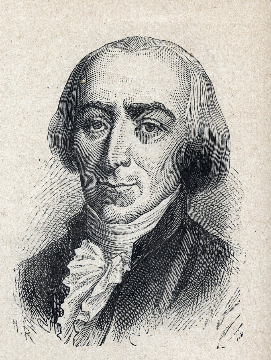 Porträtt av Jean Marie Roland, Viscount de la Platiere av Unknown artist