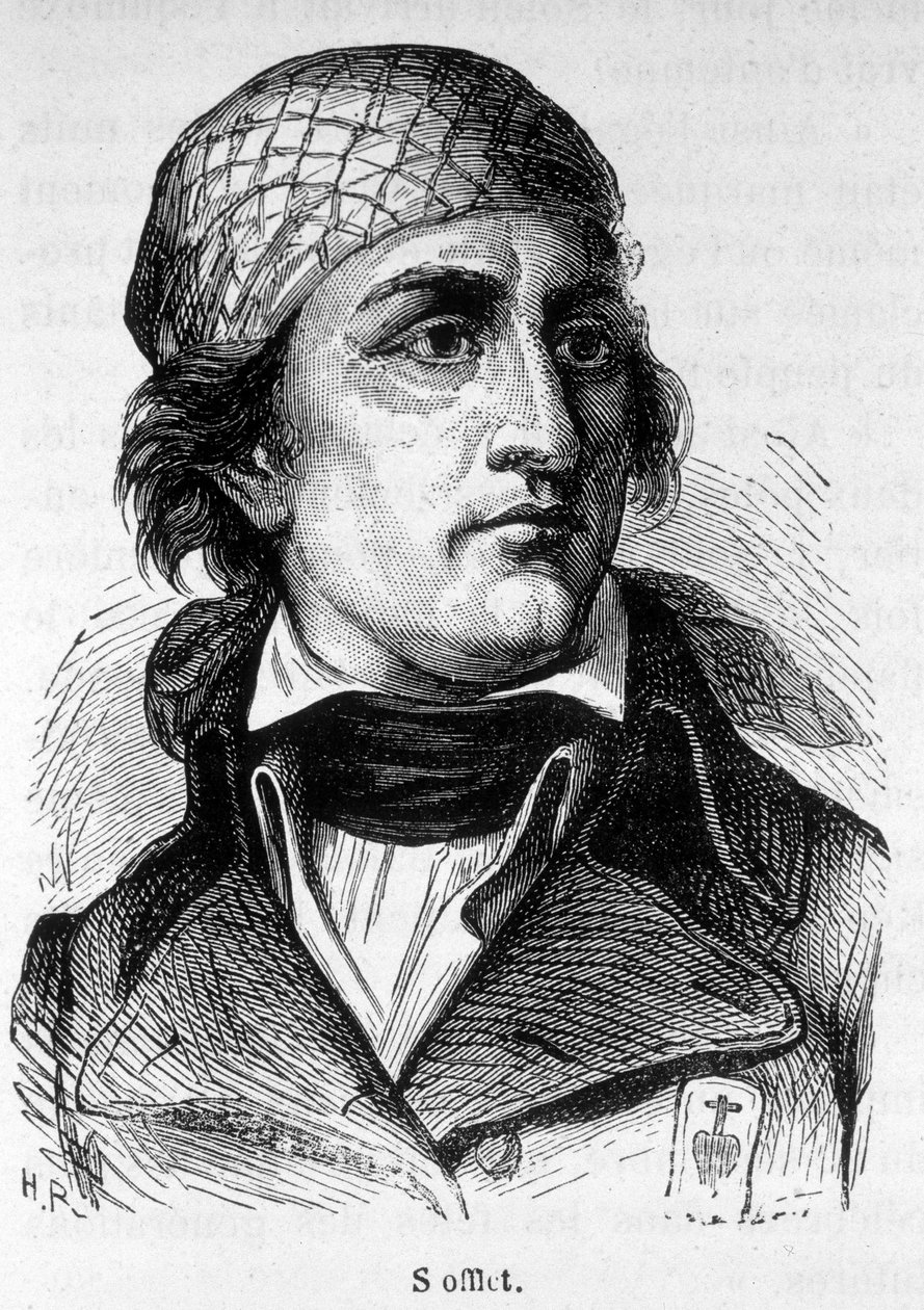 Porträtt av Jean Nicolas Stofflet (1753-1796), skådespelare i vendeanupproret. av Unknown artist