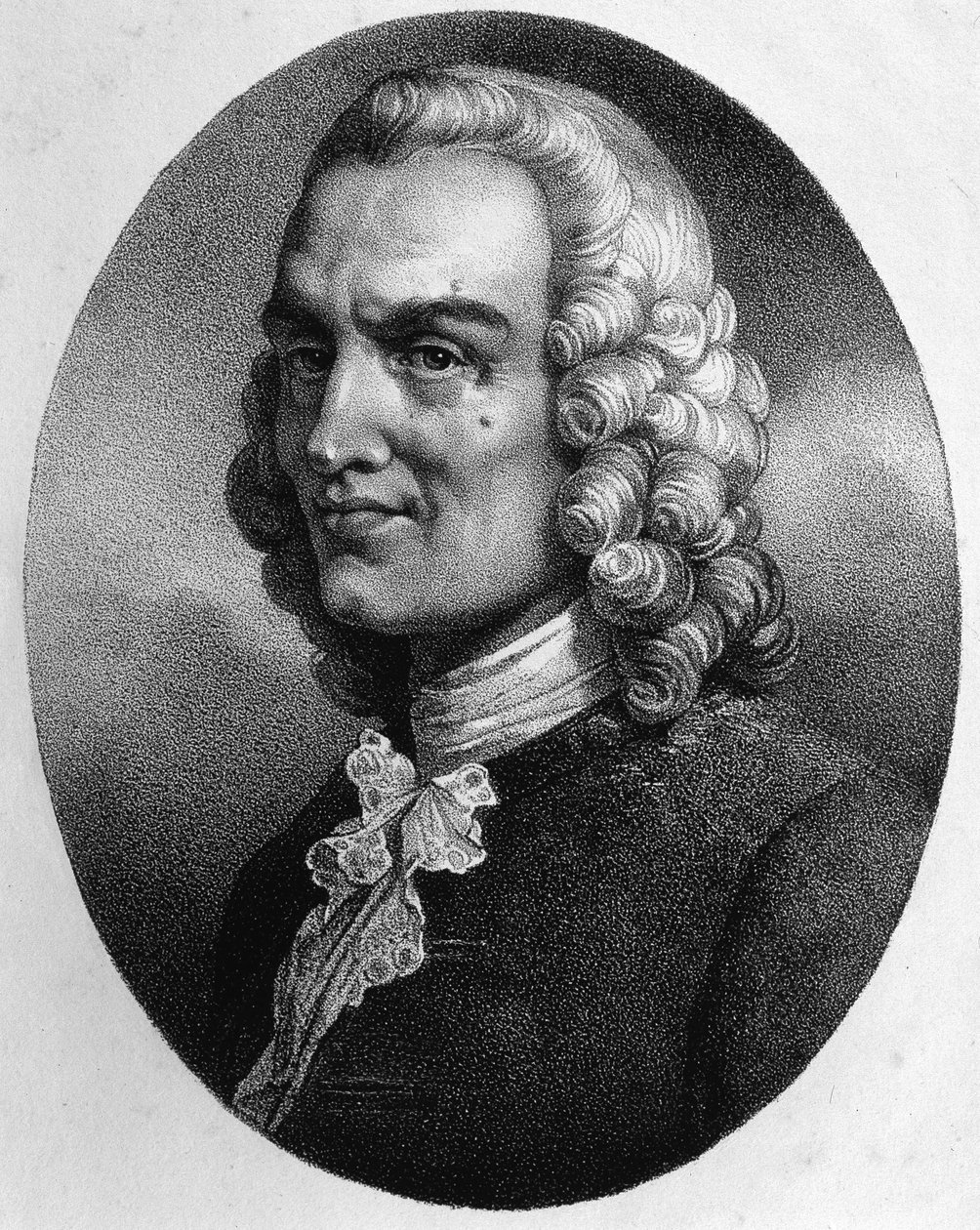 Porträtt av Jean-Philippe (Jean-Philippe) Rameau (1683-1764) av Unknown artist