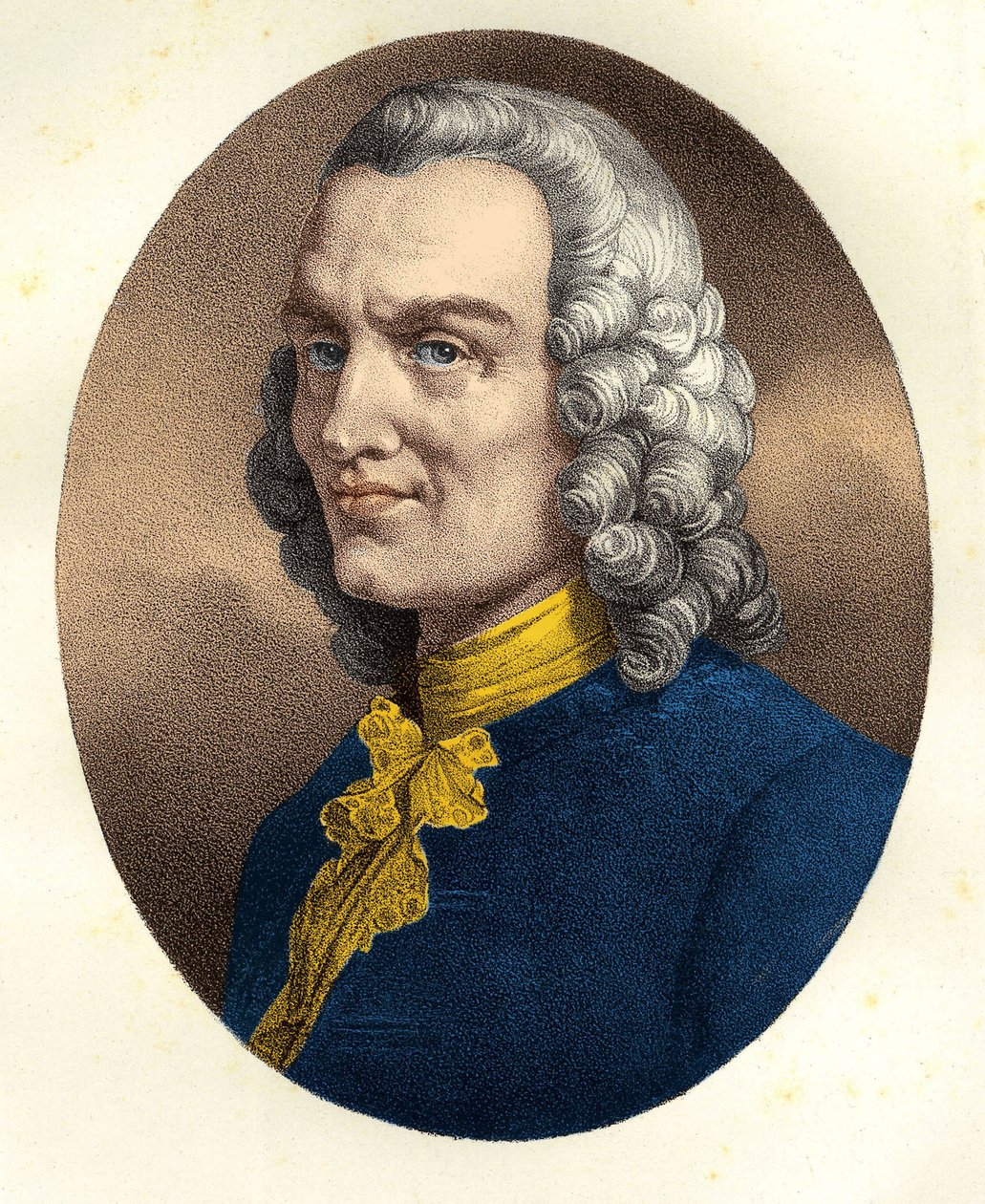 Porträtt av Jean-Philippe (Jean-Philippe) Rameau (1683 - 1764) av Unknown artist