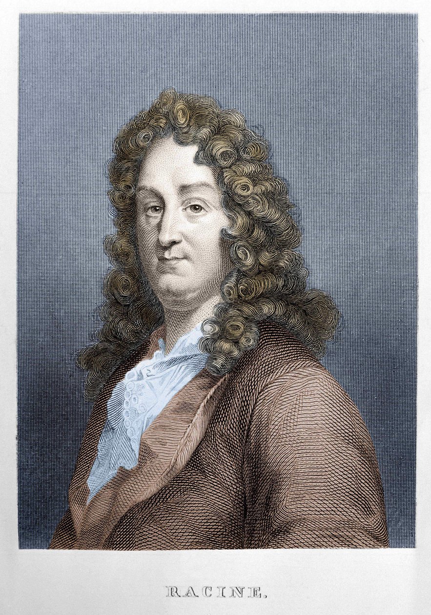 Porträtt av Jean Racine (1639 - 1699), fransk dramatiker. av Unknown artist