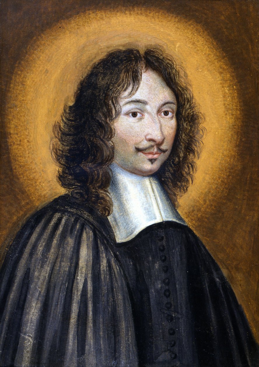 Porträtt av Jean de Rotrou (1609 - 1650). Anonym pastell från 1600-talet. Privat samling. av Unknown artist