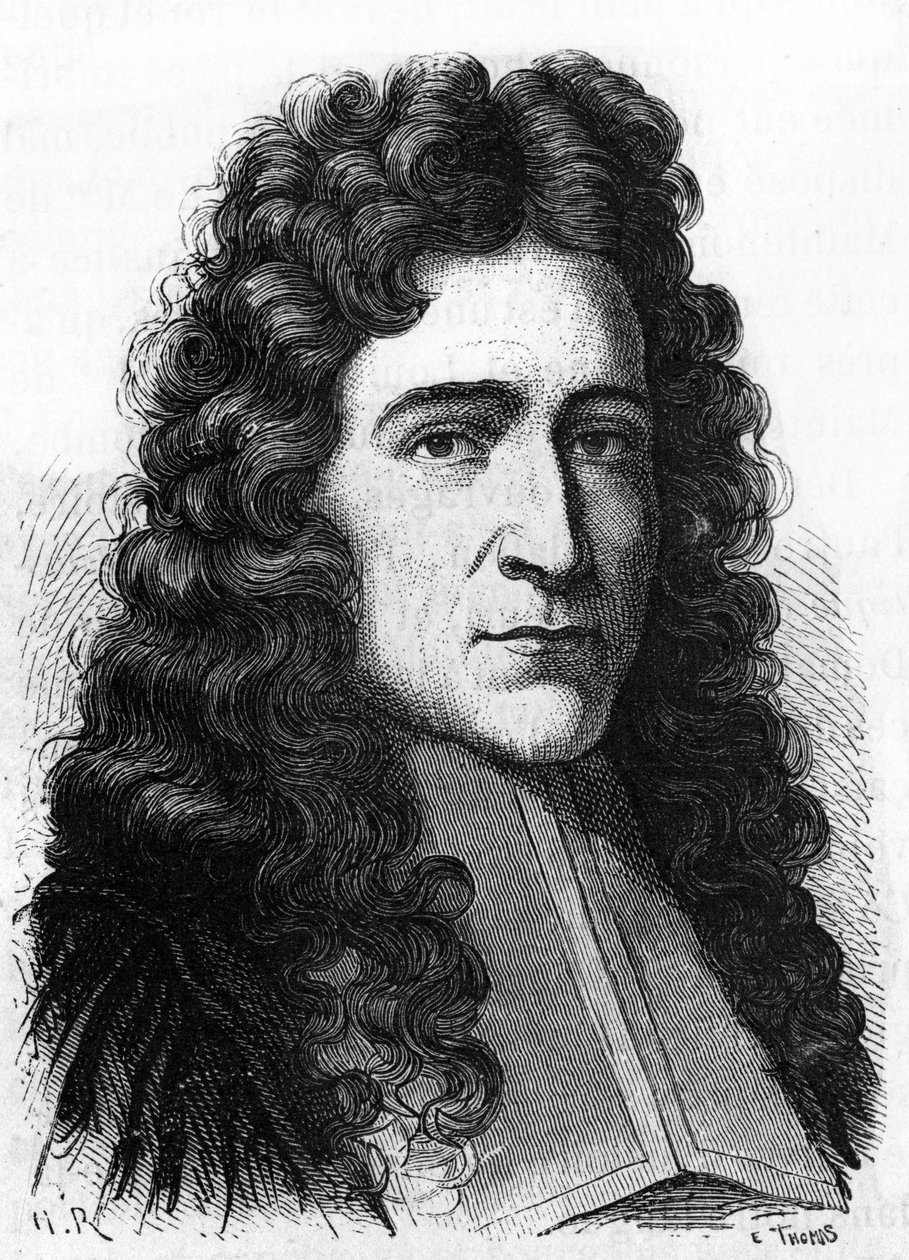 Porträtt av Jen Domat. Fransk juridisk konsult. (1625-1696) av Unknown artist