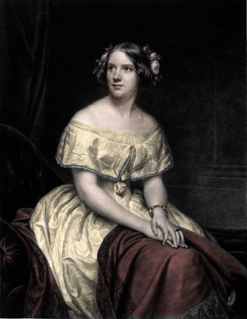 Porträtt av Jenny Lind (1820-1887), svensk sångerska. av Unknown artist