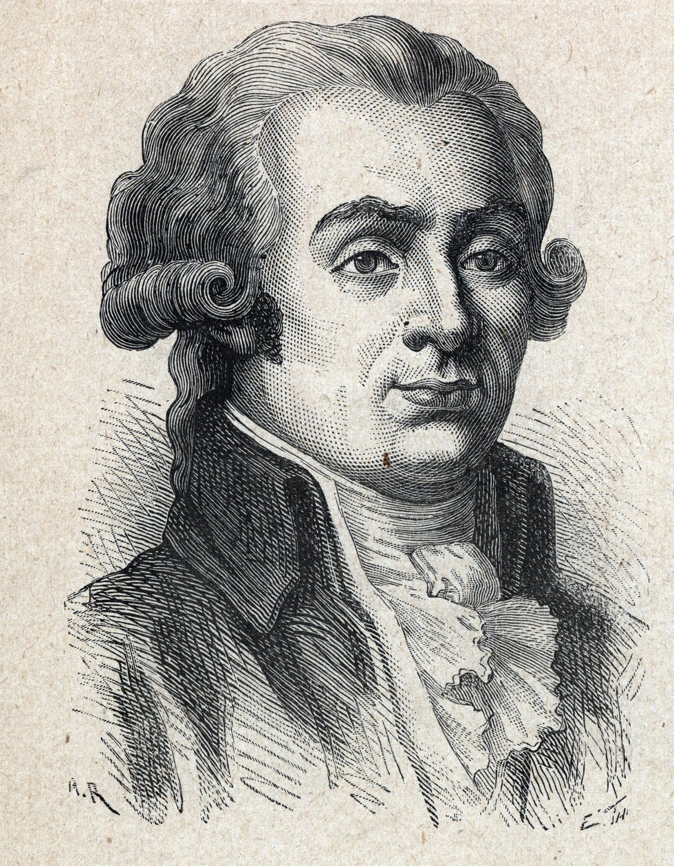 Porträtt av Jerome Petion de Villeneuve (1756-1794), fransk politiker. av Unknown artist