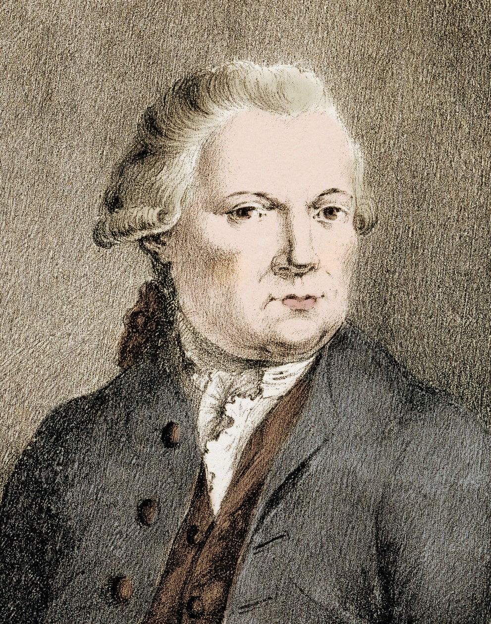 Porträtt av Jiri Antonin Benda (Georg Anton Benda) (1722 - 1795) - Porträtt av Jiri Antonin Benda (Georg Benda) av Unknown artist