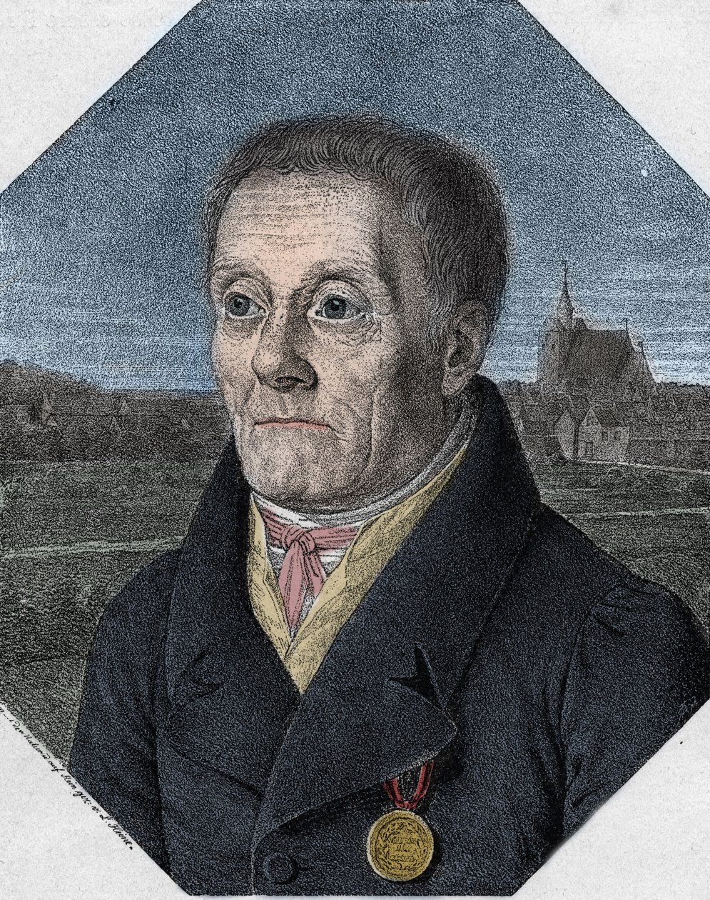 Porträtt av Joachim Christian Nettelbeck av Unknown artist
