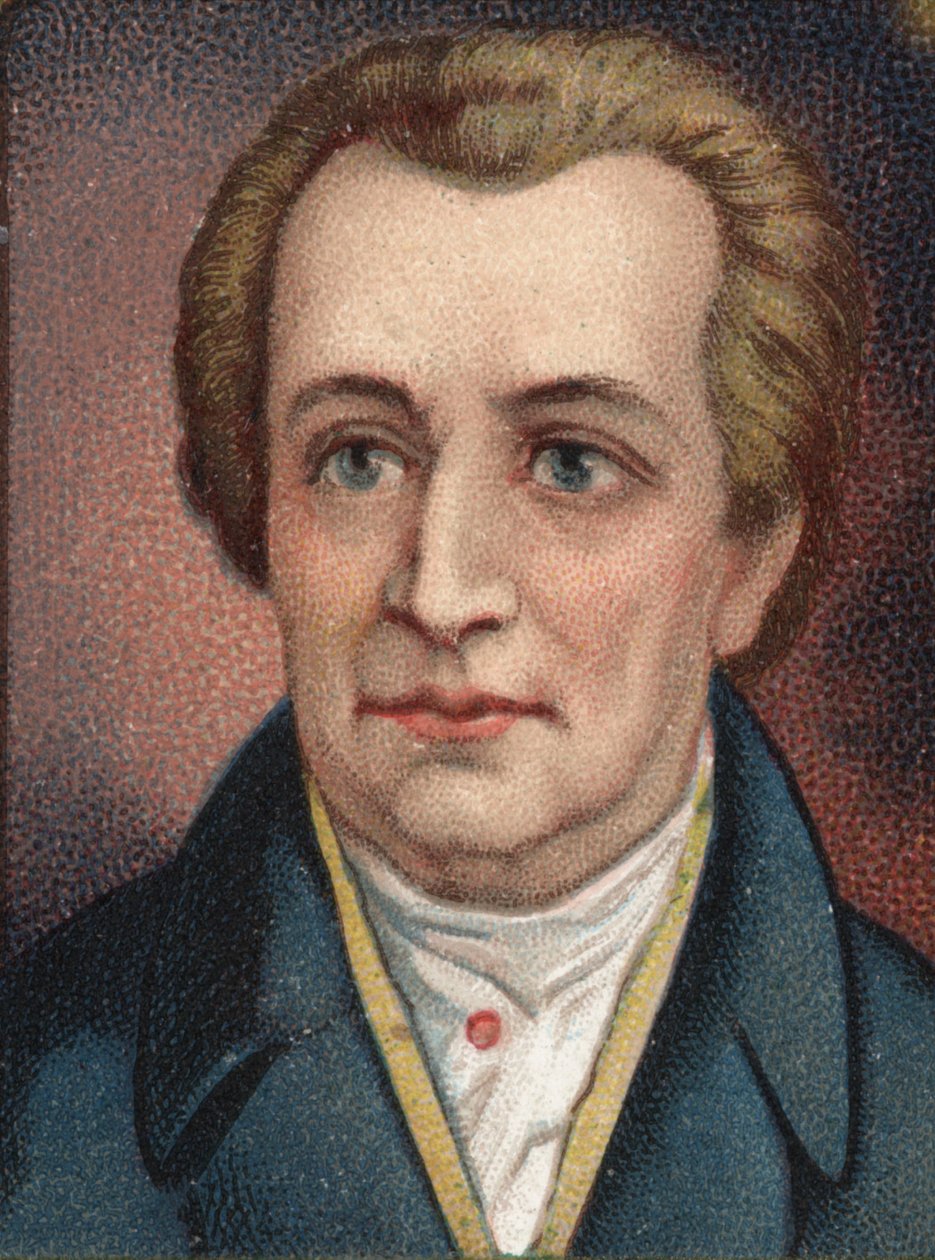 Porträtt av Johann Wolfgang Goethe (1749 - 1832), tysk författare. av Unknown artist
