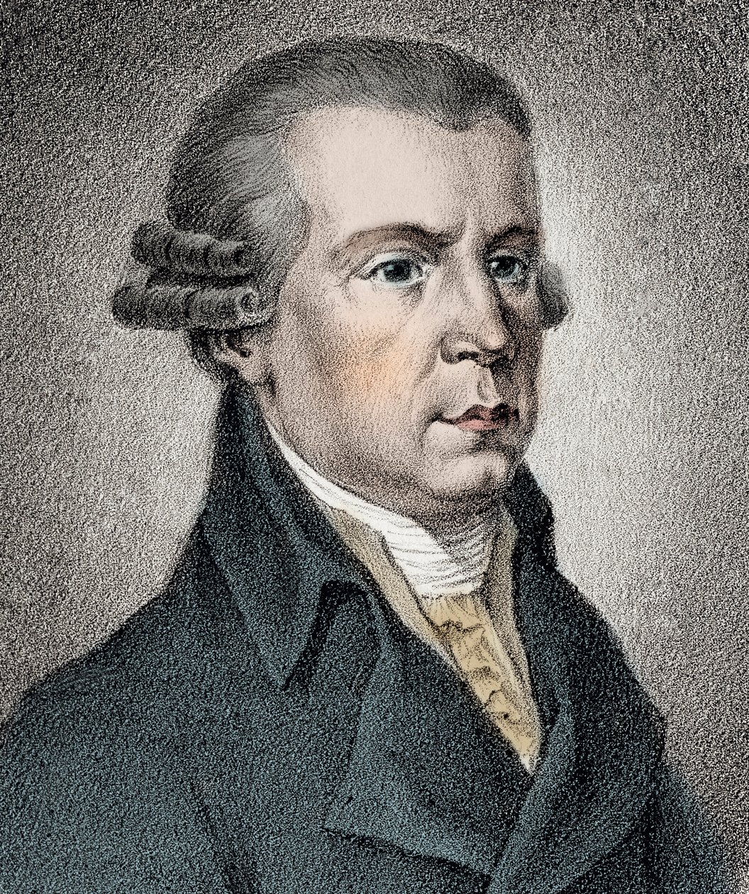 Porträtt av Johann Georg Albrechtsberger (1736-1809) österrikisk musiker - av Unknown artist